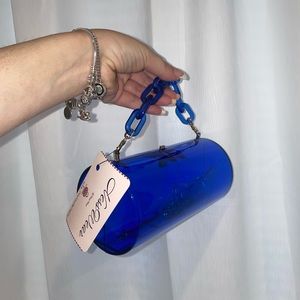 Brand New Blue Acrylic Handbag